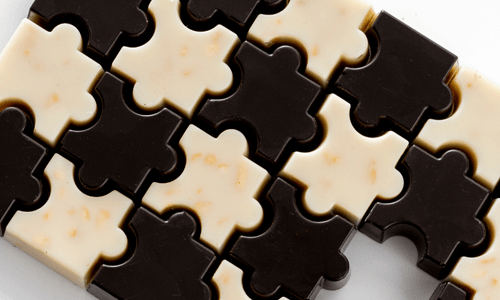 Tablette damier Carma Chocolat