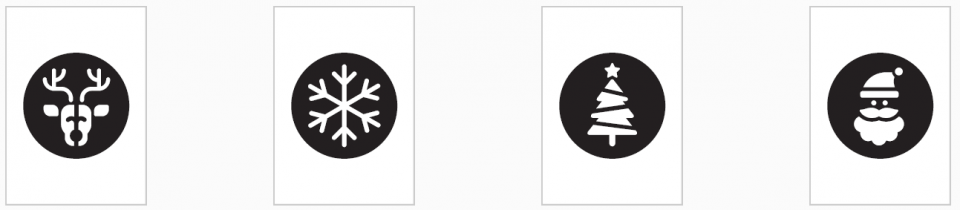 Plantillas navideñas