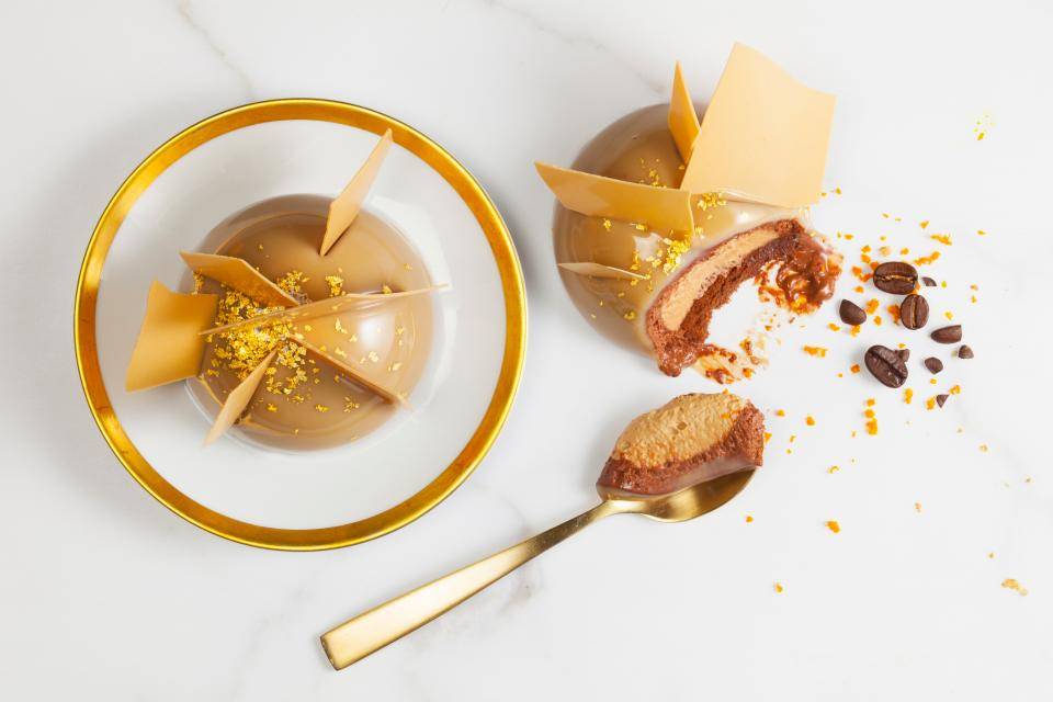 Gold dome pastry
