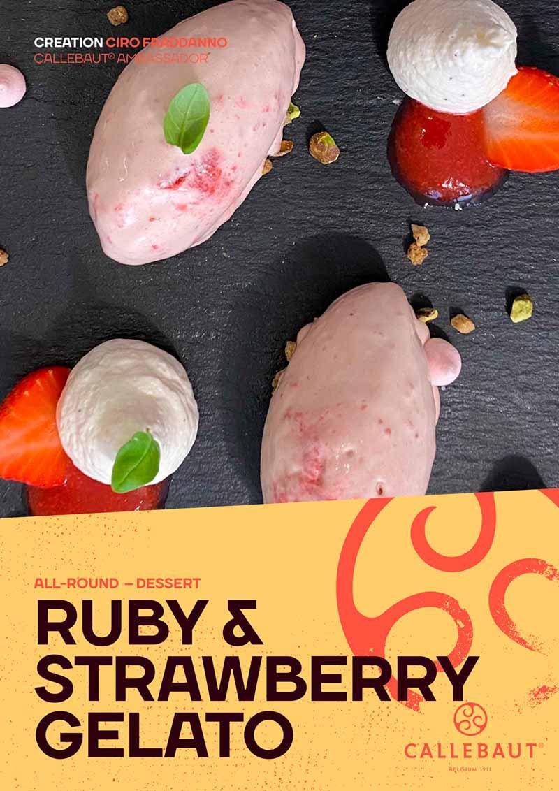 Rezept für Rubin- und Erdbeergelato herunterladen