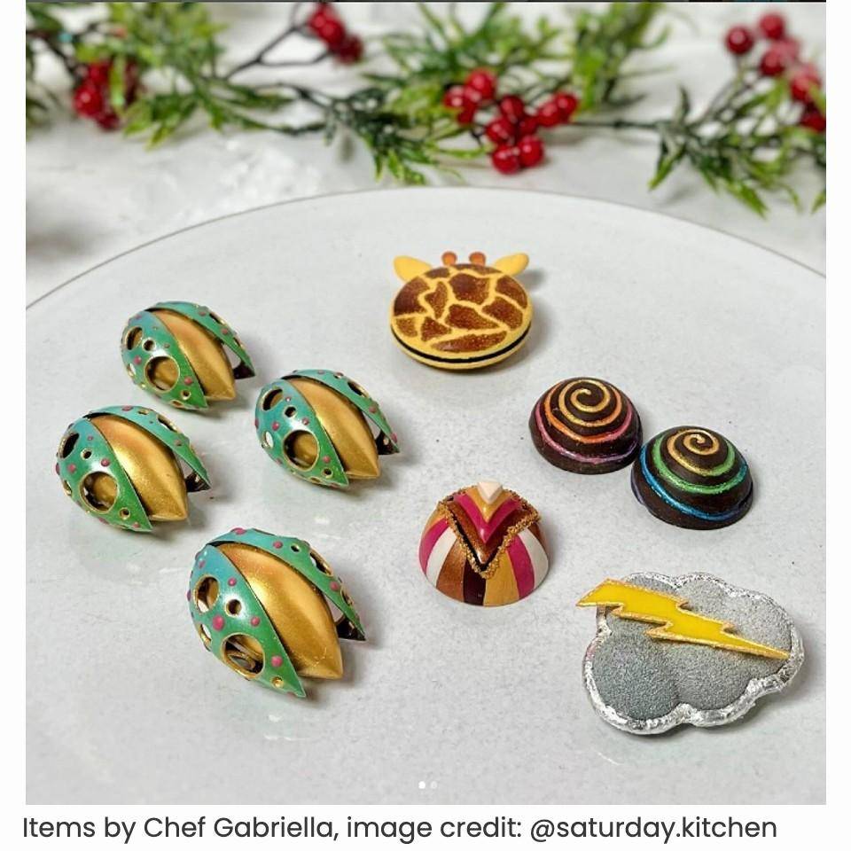 A selection of chocolate items from Wonka