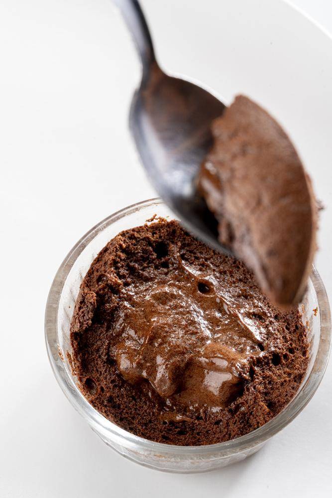 a chocolate souffle