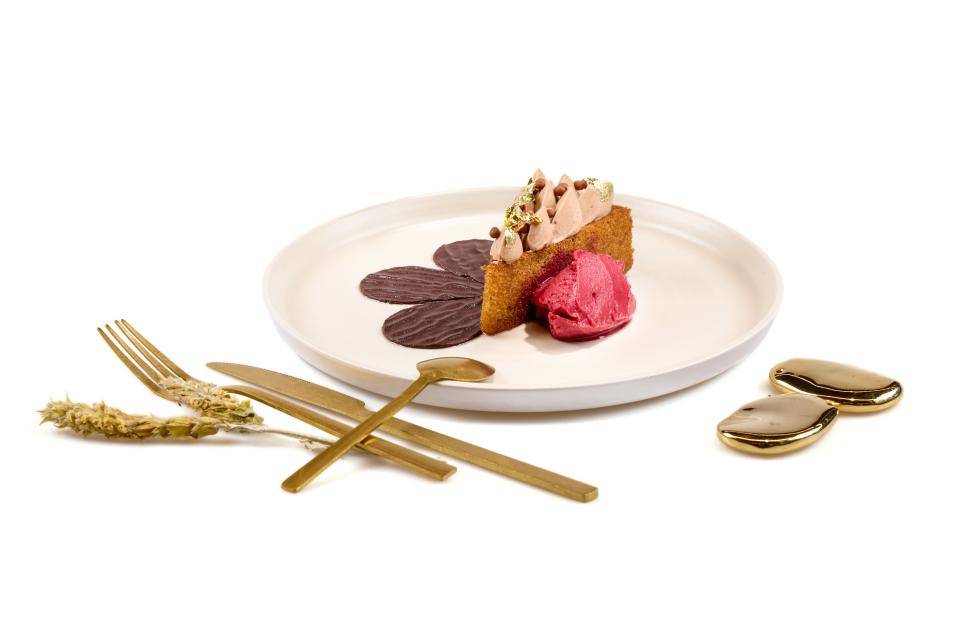 Plated dessert