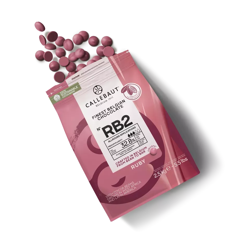 Callebaut rb2 chocolate rosa