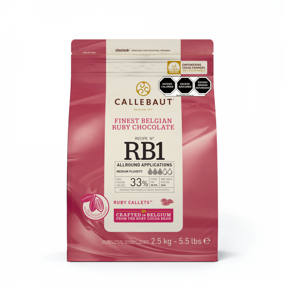 Ruby RB1 Callebaut - Callets™ 2.5kg