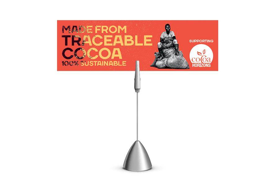 Callebaut application tag to empower cocoa farmers with your confectionery or pastry creations