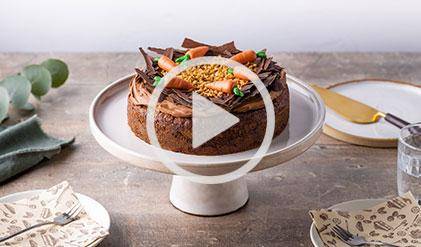 VEGAN CHOCOLATE CHIP CARROT CAKE