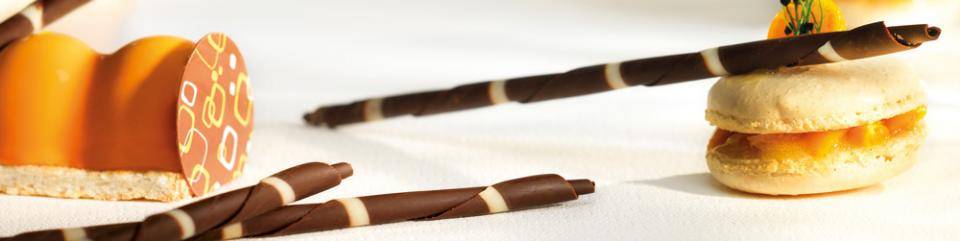 Bastoncini e rotoli di cioccolato: la ciliegina sulla torta