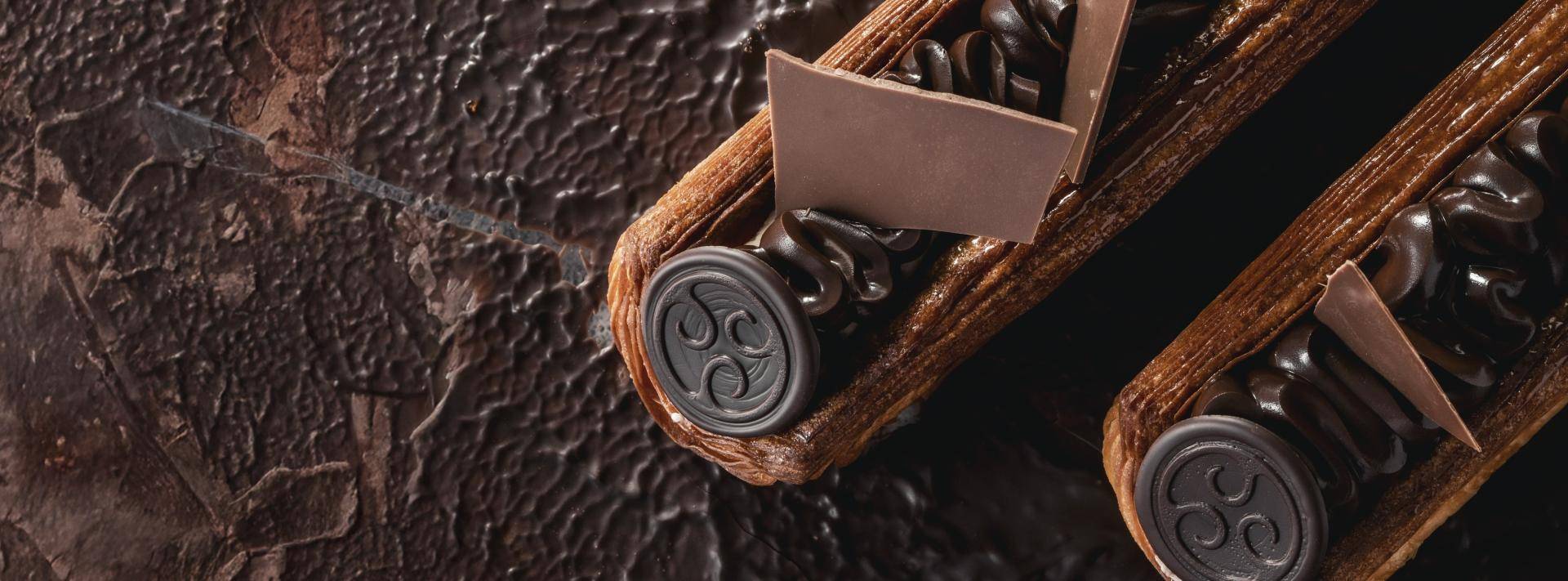 A variety of chocolates