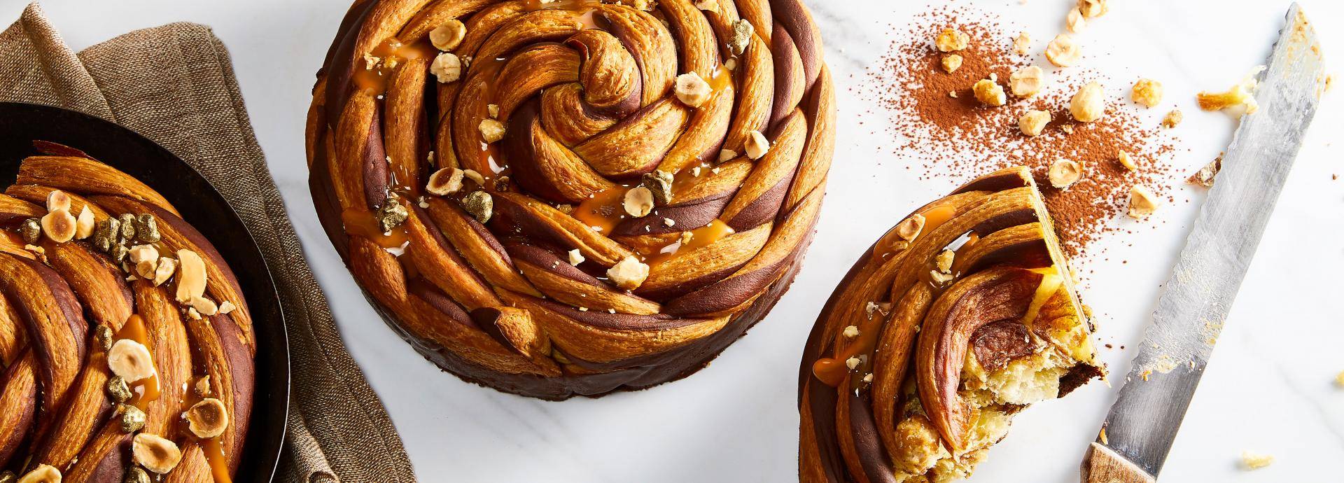 Braided Christmas Brioche