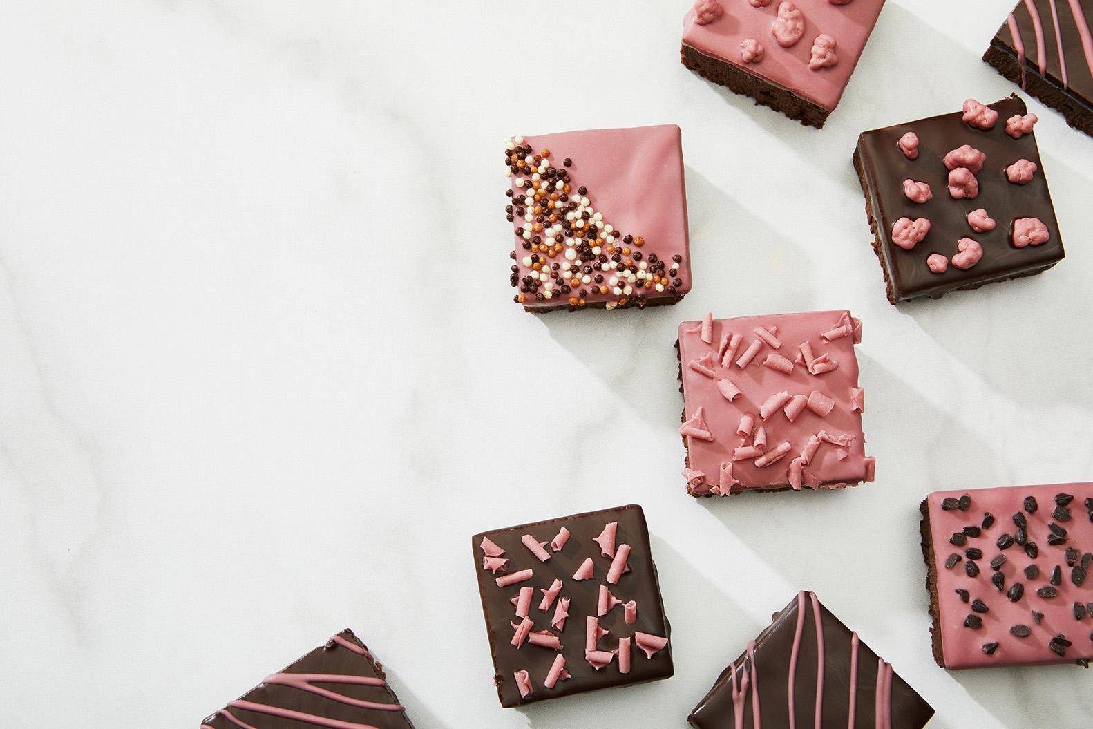Download Brownies with Ruby Chocolate Recipe