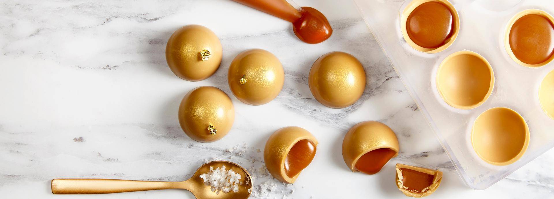 Caramel & Gold bonbons slider