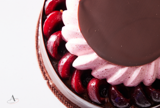 black forest entremet