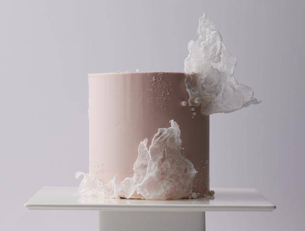 ruby blush cake wafer paper