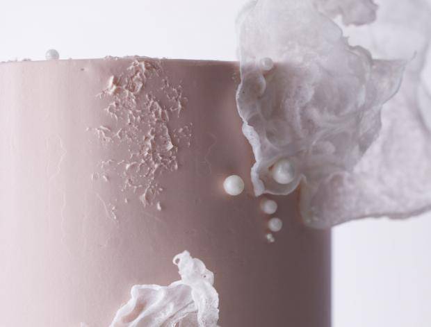 ruby blush cake wafer paper