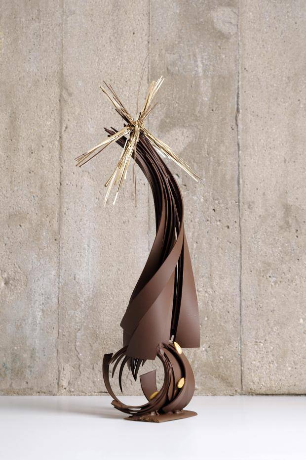 curly chocolate christmas tree