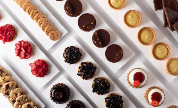 plant based pastry buffet