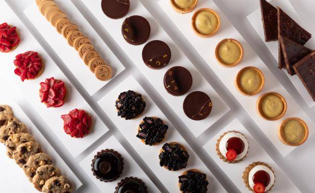 plant based pastry buffet