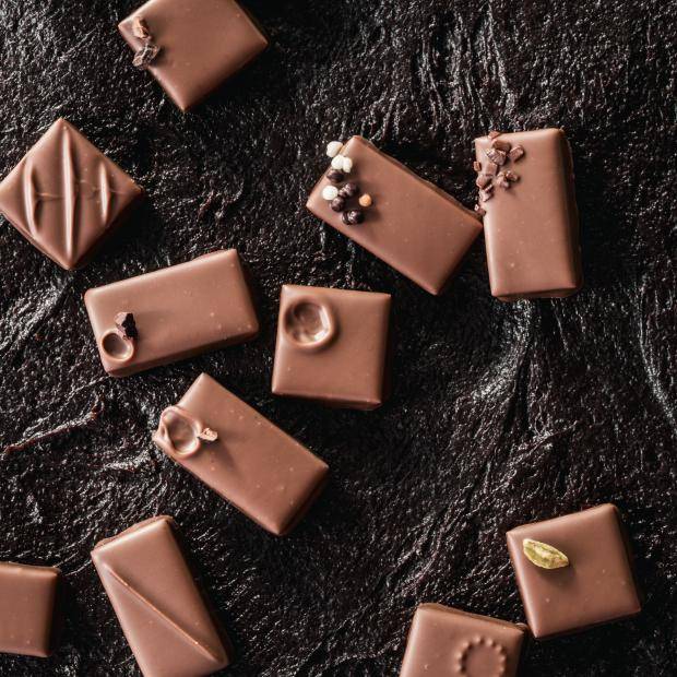 assorted enrobed bonbons