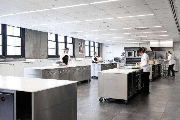 Chocolate Academy kitchen wide shot