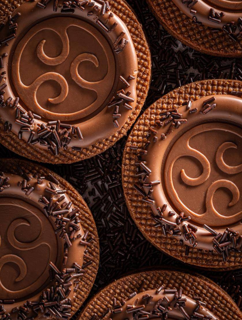 Milk chocolate biscuits