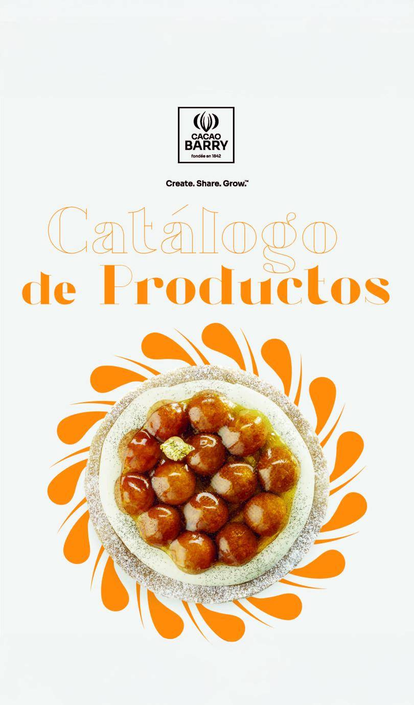 catálogo productos cacao barry tarta de chocolate