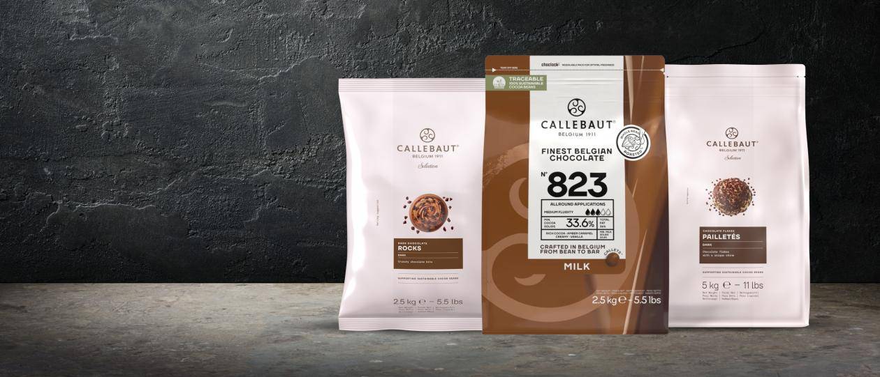 Selection chocolate callebaut