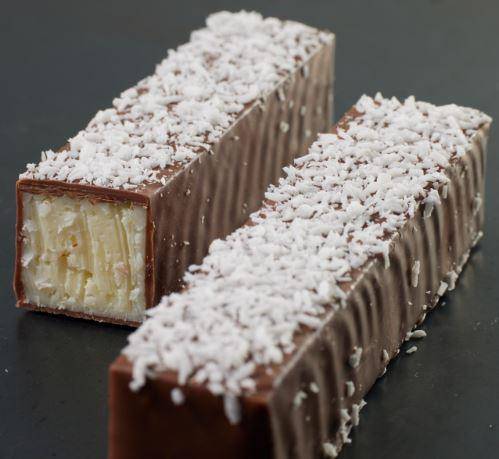 Van Leer Ivory 29% paired with American Almond Coconut Brittle Crunch