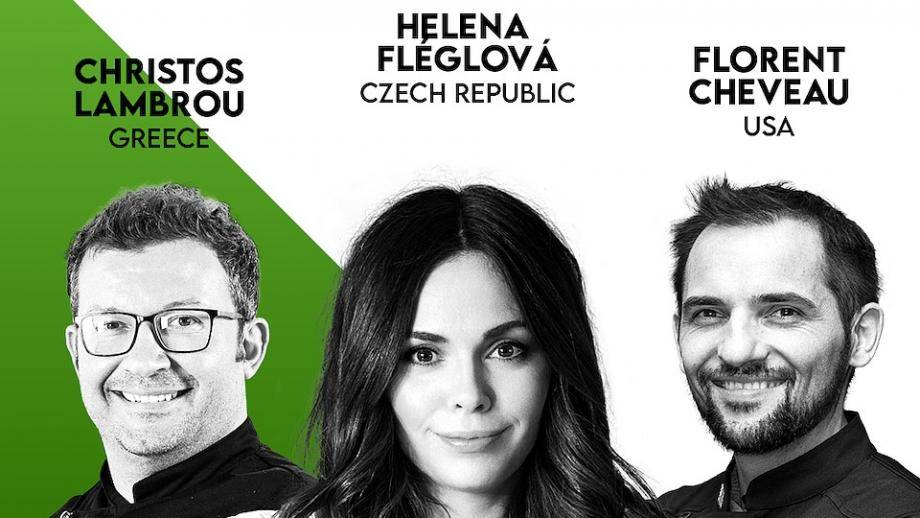WCM Judges Christos Lambrou, Helena Fleglova, and Florent Cheveau
