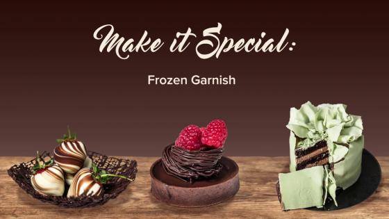 Frozen garnish
