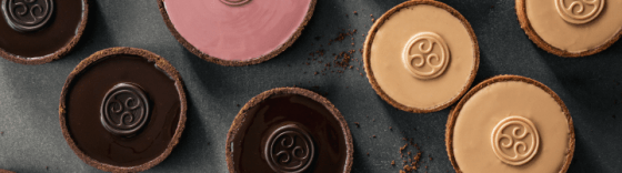 milk, white, and ruby chocolate
