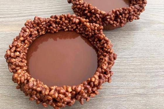 Download puffed rice chocolate tart recipe