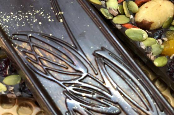 Dark chocolate fit slab