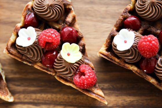 Belgian chocolate waffle